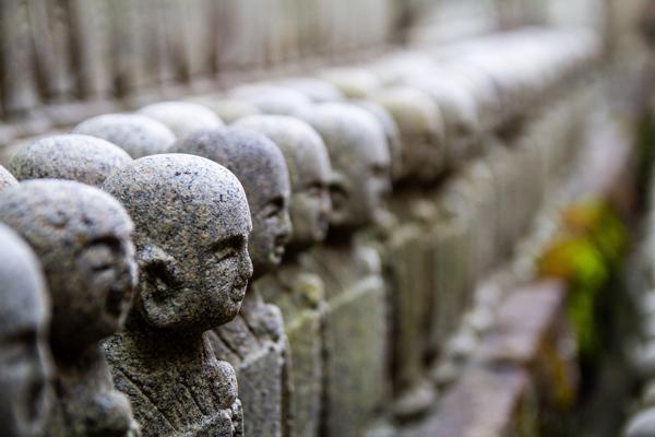 Statues and other artifacts were prevalent across the shrine. It was unclear to me what they meant or represented.